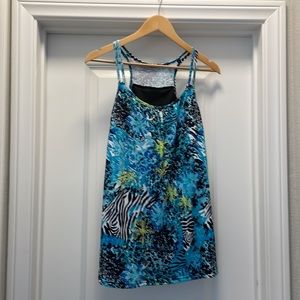 🌟NEW Hibelle Women's Workout Yoga Tank Tops with Built in Shelf Bra Size Large